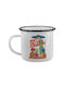 Koupakoupa Don't Talk To Strangers Mug Enamel Black 360ml