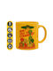 Koupakoupa Don't Talk To Strangers Ceramic Mug Yellow 330ml