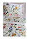 Down Town Home S871 Комплект Чаршаф с 2 Калъфки за Възглавници Двоен 200x270см. Toscana (3 бр.)