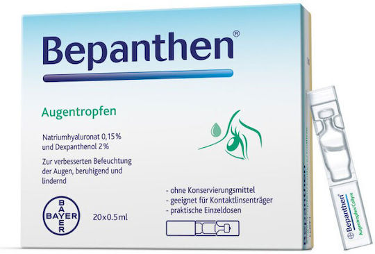 Bayer Bepanthen Augentropfen 20x0,5ml