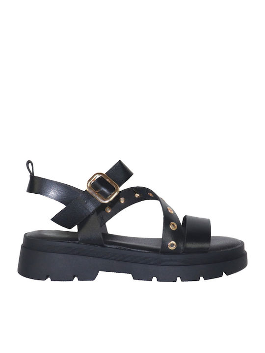 Дамски Сандали Flatforms Черни