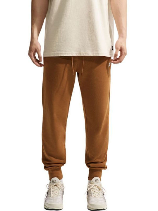 Nike Herren-Sweatpants mit Gummizug Braun