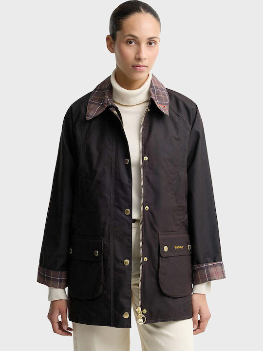 Beadnell Wax Women's Winter Jacket Rust
