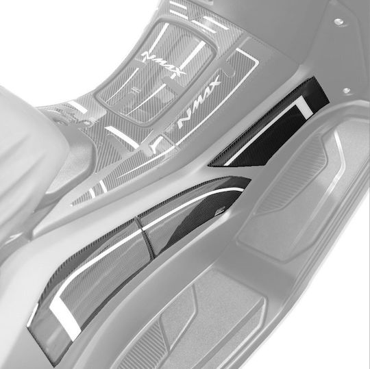 Gpk Set 3d Side Floor Motorcycle Protective Gear Yamaha Nmax 125 155 2021-2024 Grey-Carbon 61gp92