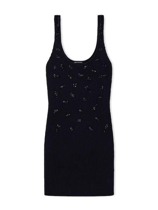 Sommer Mini Abend Damenkleid Schwarz