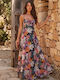 Summer Maxi Shirt Dress Floral 578208 291C