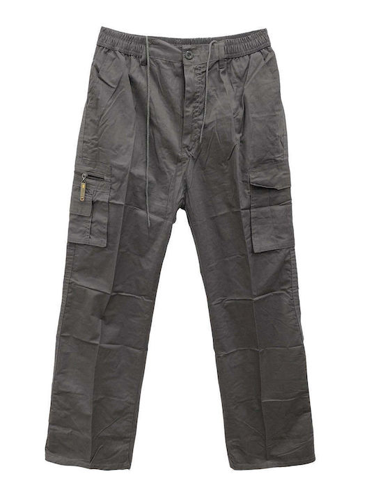 Ansin Men's Cargo Trousers Grey