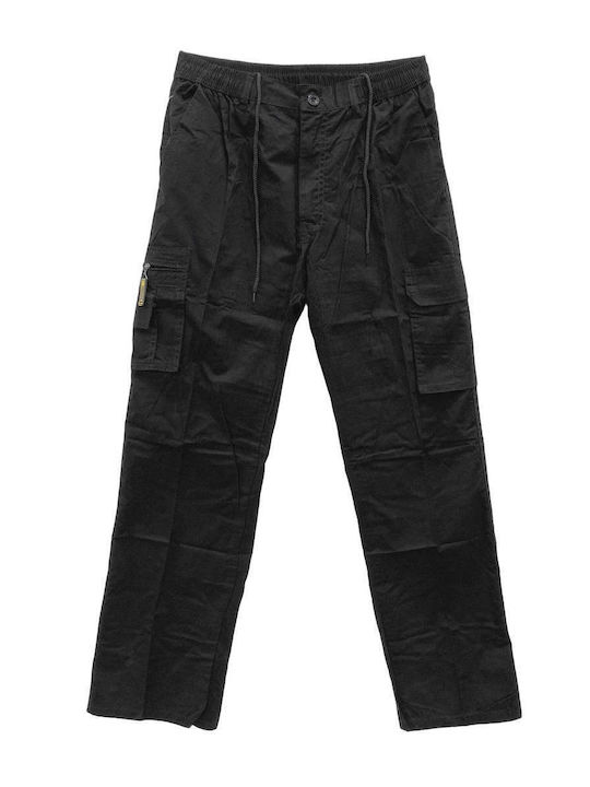 Ansin Men's Cargo Trousers Black
