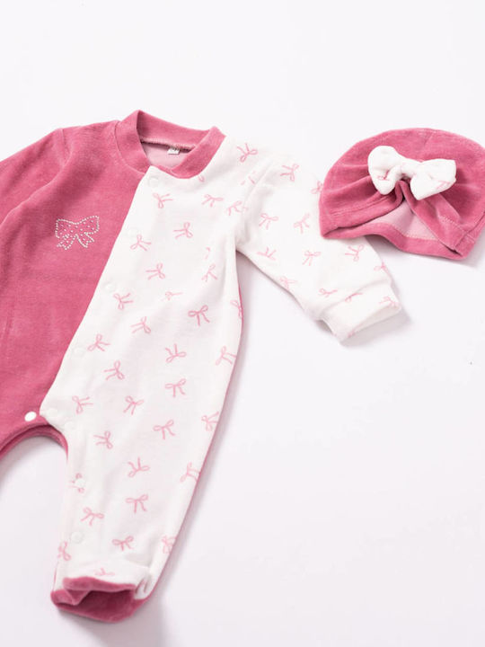 Evita Set Onesie White, Apple Green Evita Set Onesie White, Apple Green