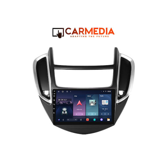 Carmedia Автомобилна Аудио Система За Chevrolet Trax 2014-2022 Bluetooth USB Вграден Wi-Fi GPS Apple CarPlay Android Auto С 9" Touch Screen