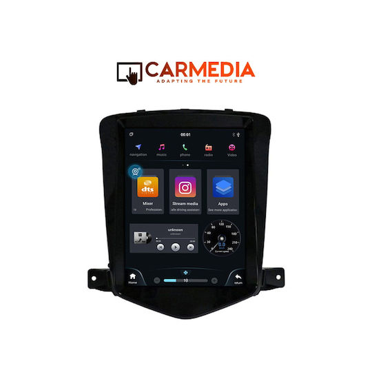 Carmedia Автомобилна Аудио Система за Chevrolet Cruze 2008-2012 (Bluetooth/USB/AUX/WiFi/GPS/Apple CarPlay/Android Auto) с Touch Screen 9.7"