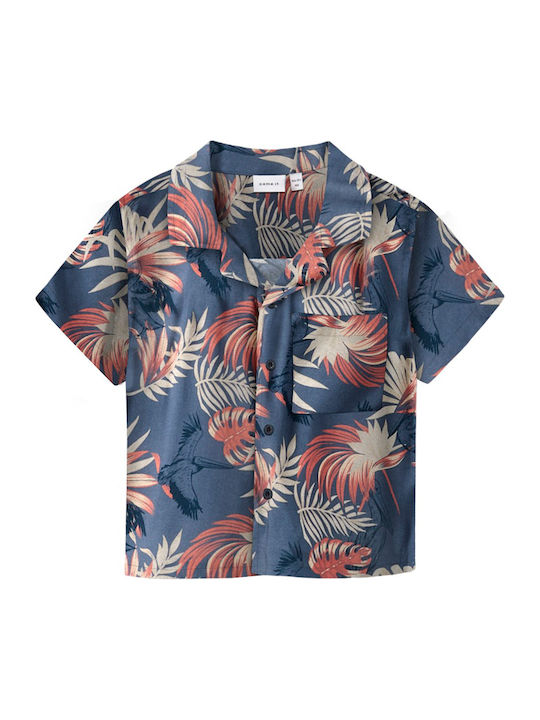 Name It Kids Long-Sleeved Blue Shirt