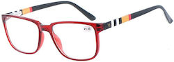 Cammello 6012 Reading Glasses +1.25 Red