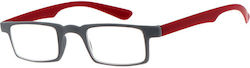 Cammello 3396 Lesebrillen +1.75 Grau/Rot