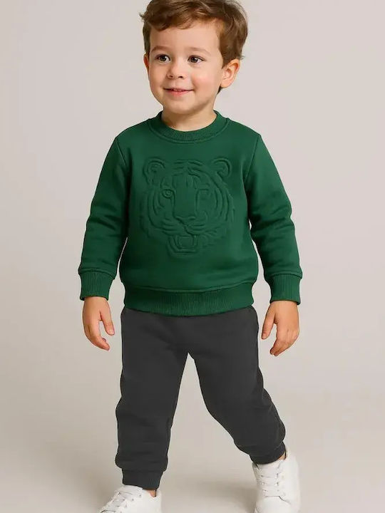 Kids Sweatpants Set Green