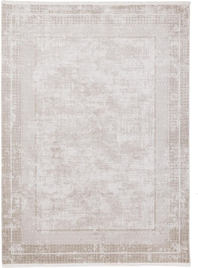 Royal Carpet Rectangular Rug with Fringes Beige 240x300cm