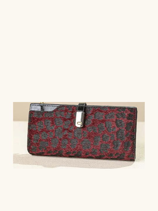 Fragola Large Women's Burgundy Wallet