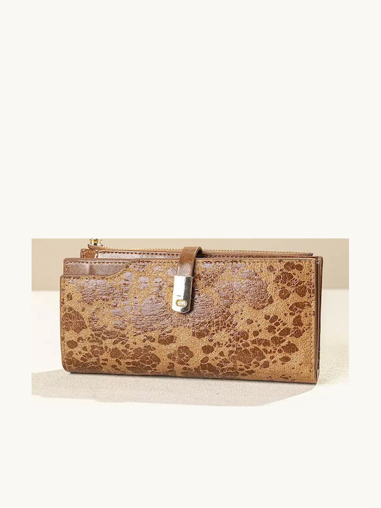 Fragola Large Women's Brown Wallet