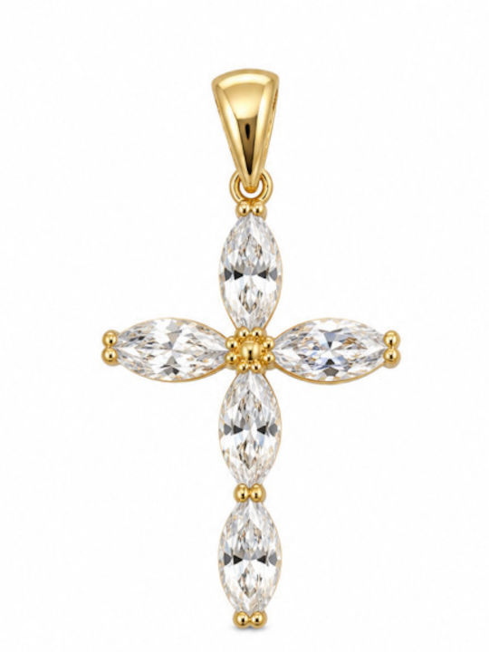 Atofio Kosmima Gold Cross 9K Without Chain