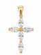Atofio Kosmima Gold Cross 9K Without Chain