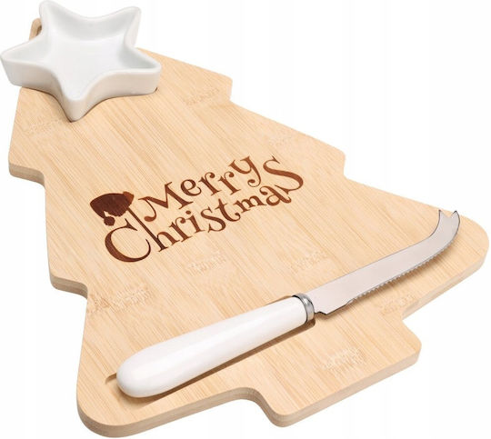 Weihnachtliches Schneidebrett Bäume Set 3 Stück
