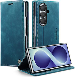 Caseme 013 Retro Θήκη Βιβλίο Green Blue Samsung...