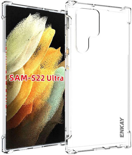 Enkay Θήκη Σιλικόνης Transparent Samsung Galaxy S22 Ultra 5g
