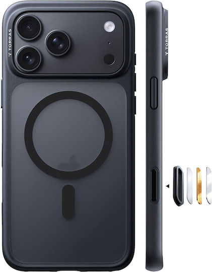 Калъф Torras Guardian Съвместим С Magsafe Черен За Iphone 18 Pro Max/17 Pro Max