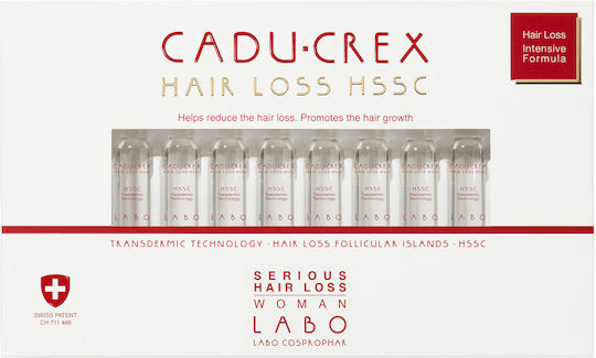 Labo Cadu-crex Severe Stage Ampule împotriva Căderii Părului Pentru Femei 40x3.5ml