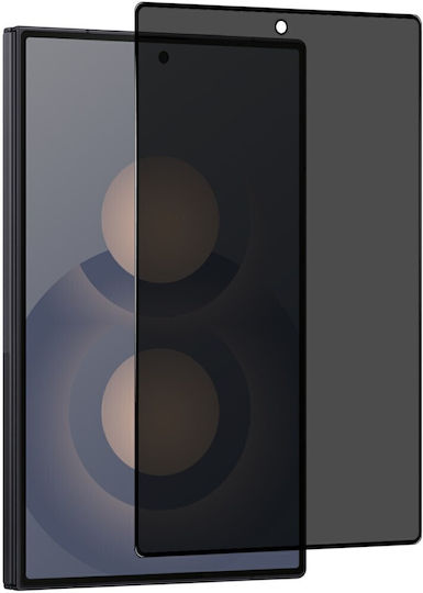 Samsung Galaxy Z Fold8 5g Northjo A++ Privacy Full Tempered Glass Secondary Screen Protection Black Mobile Screen Protector
