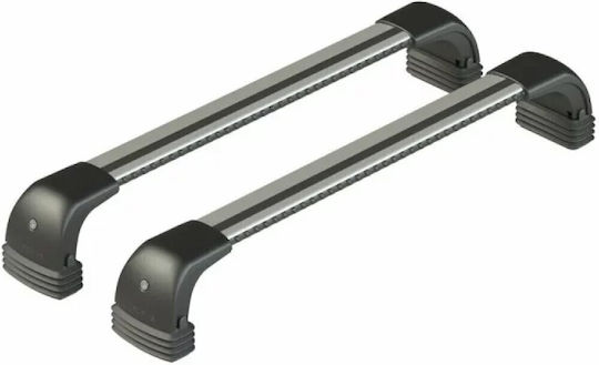 Nordrive Bare De Acoperiș Din Aluminiu Silenzio CX Pentru Hyundai i30 Set Cu Picioare Argintii