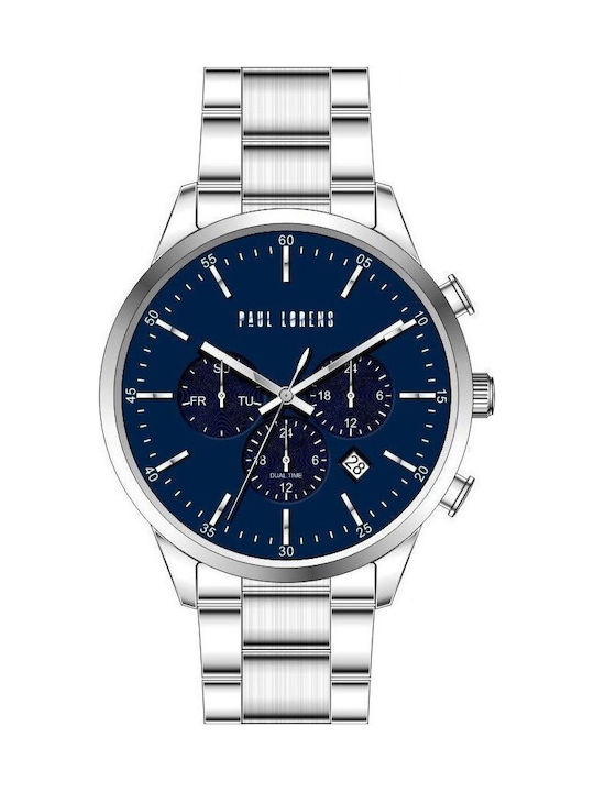 Paul Lorens Мъжки часовник 42mm На батерия с Ср...