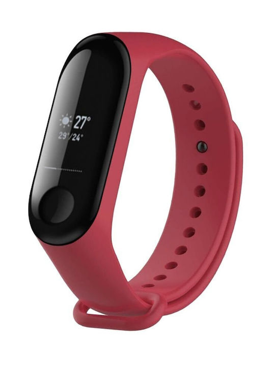 Fixed Fixed Silicone Silicone Strap Xiaomi Mi Band 3/4 Pink