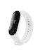Fixed Fixed Silicone Strap Xiaomi Mi Band 3/4 White