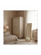 Edaxo Wall Mirror Full Length with Brown Wooden Frame 127x37cm