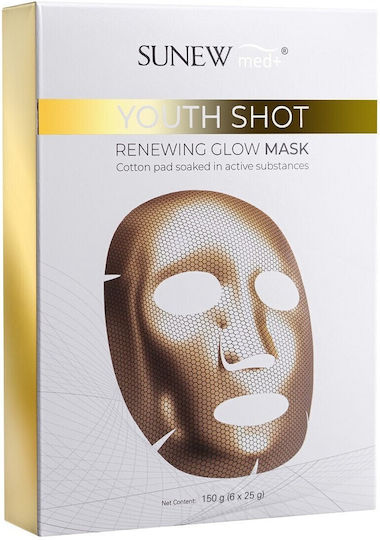 Mediheal Sunewmed+ Youth Shot Маска за Възстановяване на Блясъка Осветяваща Маска Лист 6x25g 150g
