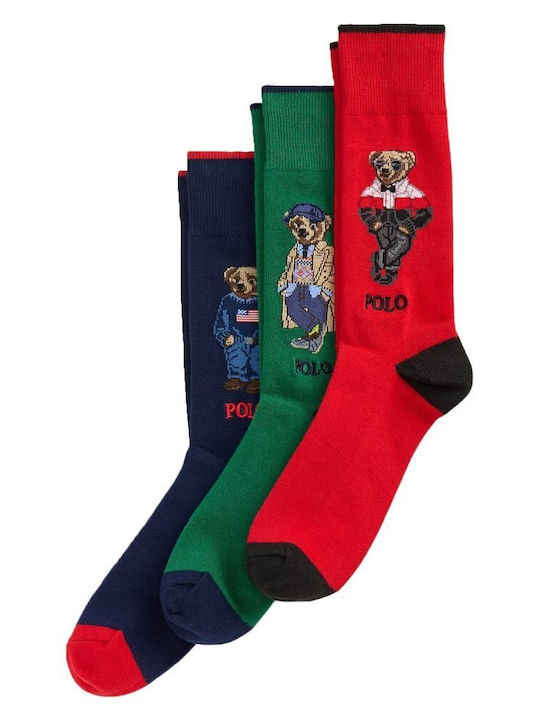 Ralph Lauren Мъжки Чорапи Трицветни 3Pack Ralph Lauren Мъжки Чорапи Трицветни 3Pack