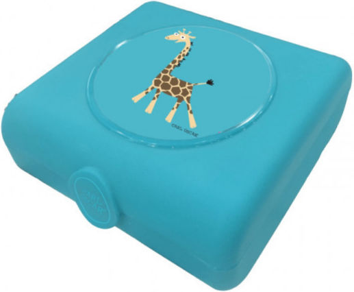 Carl Oscar Plastic Kids' Food Container Blue 14.5 x 13.8 x 5.3cm