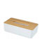 Wenko Wenko Tissue-Halter Hölzernes Weiß 12,7x24cm SP01_13875291