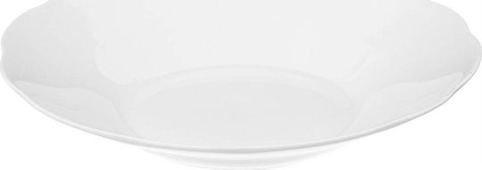 Secret de Gourmet Porcelain White Salad Bowl 22.7x22.7cm