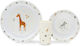 Interbaby Melamine Beige Feeding Set 3 Pieces f...