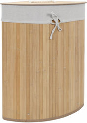 Καλάθι Απλύτων Bamboo 60lt με Καπάκι 35x35x60cm Μπεζ