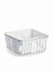 Zeller Stoff Brotkorb Beiges 28x28cm