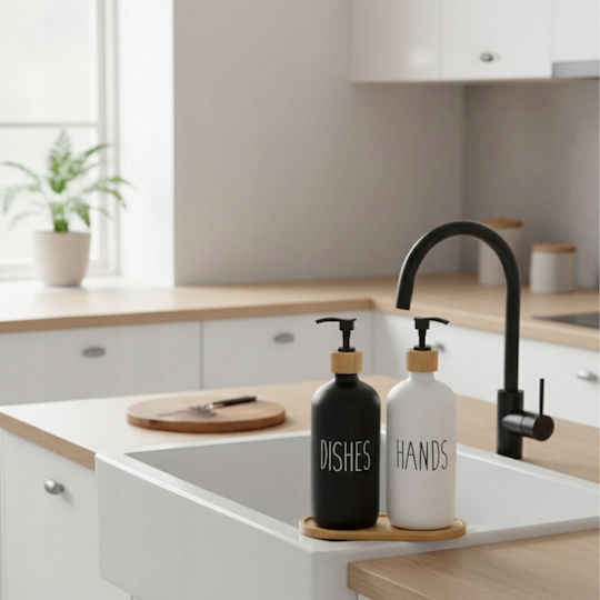 Home&Styling Collection Küchenspender aus Bamboo 500ml