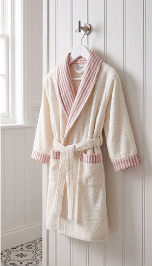 Rythmos Kinderbademantel Summer Rosa mit Kapuzen-