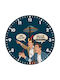 Koupakoupa Детски Часовник На Стена Look! It's A Ufo Дървен 20см