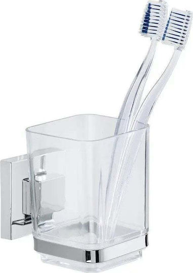 Wenko Quadro Cupa Ei Montată Pe Perete Din Plastic Transparent
