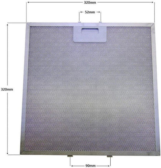 Whirlpool Replacement Vent Hood Filter Compatible with Siemens Bosch Whirlpool 32x32cm