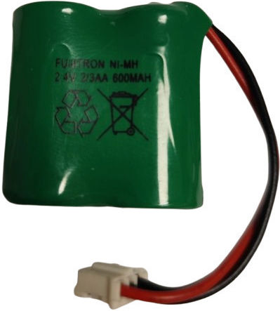 Fujitron Rechargeable Battery Ni-MH 600mAh 2.4V 1pc