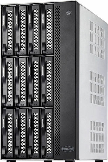 TerraMaster T12-500 Pro NAS кула с 12 места за HDD/SSD и 2 Ethernet порта